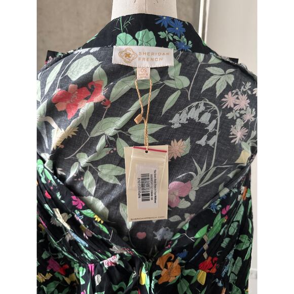 Sheridan French THE EVERY BODY DRESS IN ONYX WILDFLOWER - Picture 7 of 7